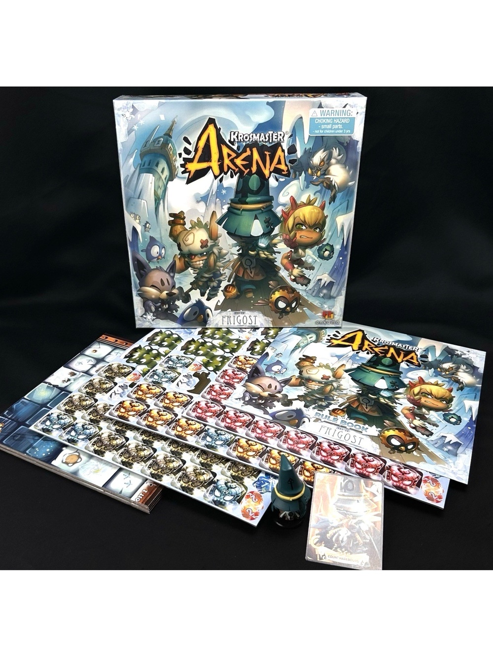 Krosmaster Arena Frigost Expansion Game New Open-Box Unpunched Complete